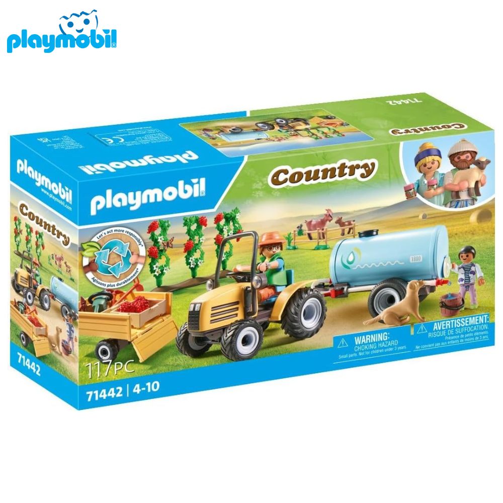 Playmobil 71442 tractor con cisterna