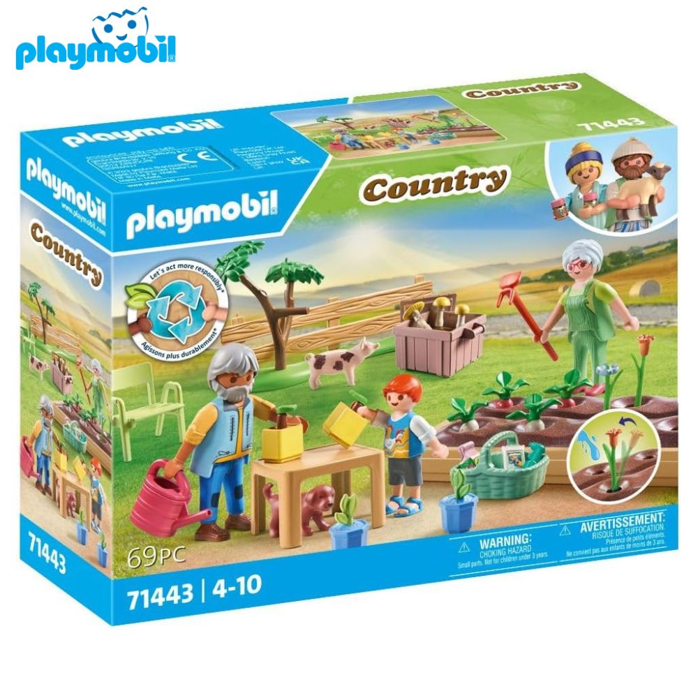 Playmobil 71443 huerto con abuelos Country