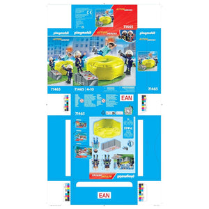 Playmobil 71465 bomberos con colchoneta Action Heroes