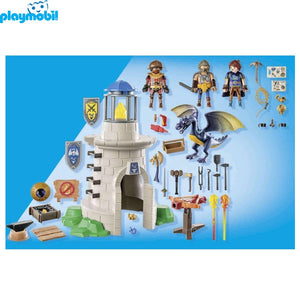 Playmobil 71483 torre de caballeros con dragón y herrero