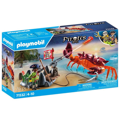Playmobil 71532 batalla pirata con el cangrejo gigante
