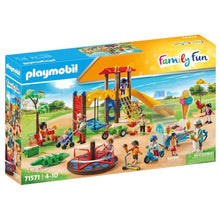 Cargar imagen en el visor de la galería, Playmobil 71571 gran parque infantil con columpios y toboganes Family Fun
