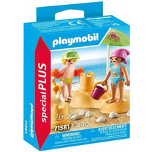 Cargar imagen en el visor de la galería, Playmobil 71581 niños con castillo de arena Special Plus
