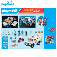 Cargar imagen en el visor de la galería, Playmobil 71597 vehículo policía transportador dinero
