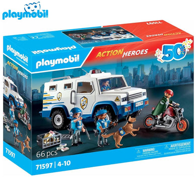 Playmobil 71597 vehículo transportador de dinero