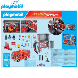 playmobil 71603 bomberos camion