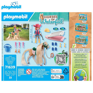 Playmobil 71639 Ellie con caballo Horses of waterfall