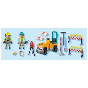 Playmobil 71751 construcción de carreteras