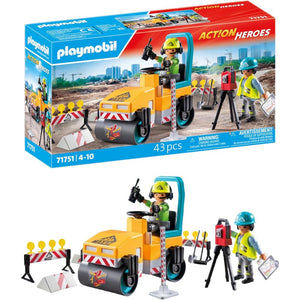 Playmobil 71751 construcción de carreteras