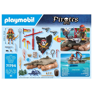 Playmobil 71794 bote pirata con tesoro