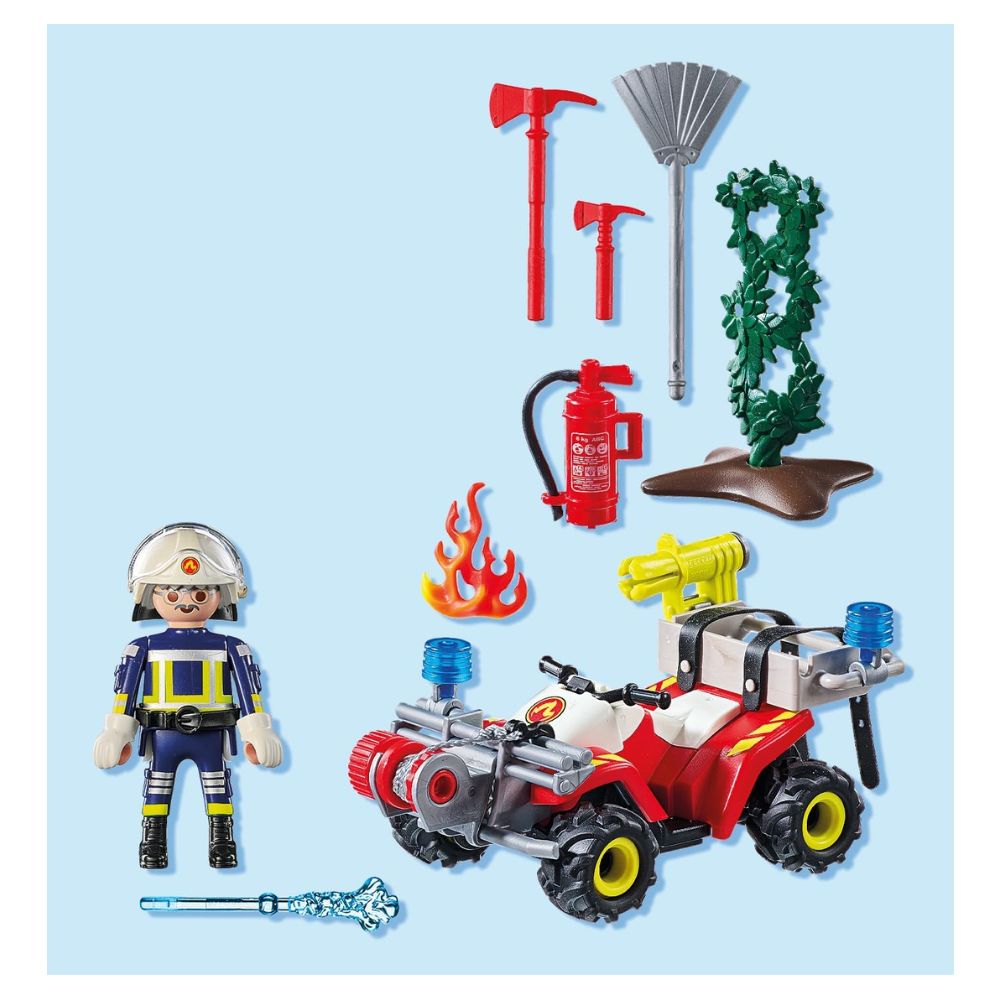 Playmobil 71825 quad de bomberos – MANCHATOYS
