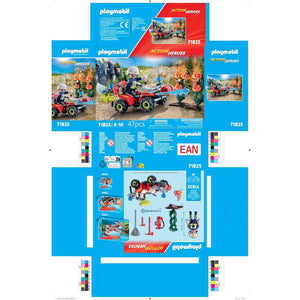 Playmobil 71825 quad de bomberos
