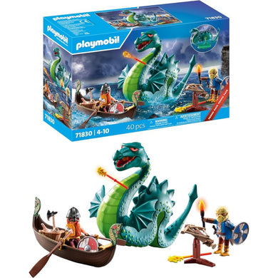 Playmobil 71830 vikingos con monstruo marino