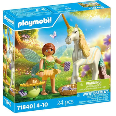 Playmobil 71840 unicornio arcoiris Flower con hada