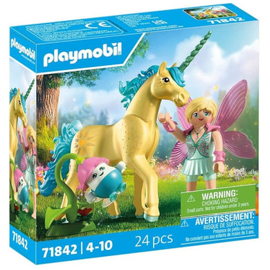 Playmobil 71842 unicornio flor de sol con hada