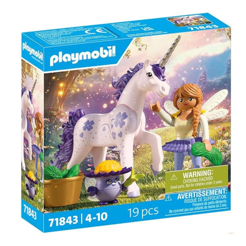 Playmobil 71843 Unicornio Lavanda de la Suerte con Hada