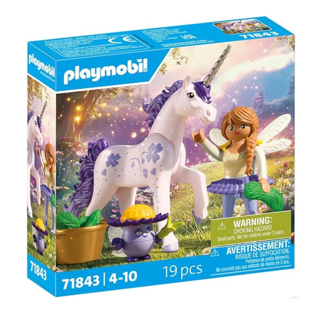 Playmobil 71843 Unicornio Lavanda de la Suerte con Hada