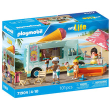 Cargar imagen en el visor de la galería, Playmobil 71904 Camión de helados con tienda de surf My Life
