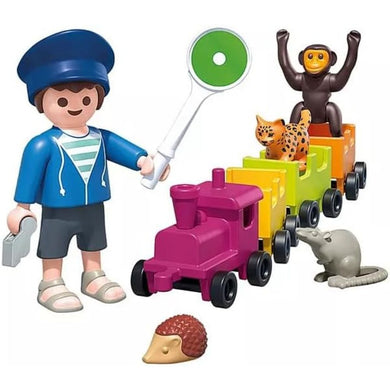 Playmobil 71951 pequeño viaje en locomotora animal & friends