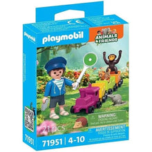 Cargar imagen en el visor de la galería, Playmobil 71951 pequeño viaje en locomotora animal &amp; friends
