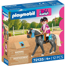 Cargar imagen en el visor de la galería, Playmobil 72135 salto de obstáculos a caballo
