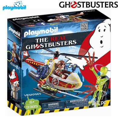 Playmobil 9385 Venkman con helicóptero Cazafantasmas