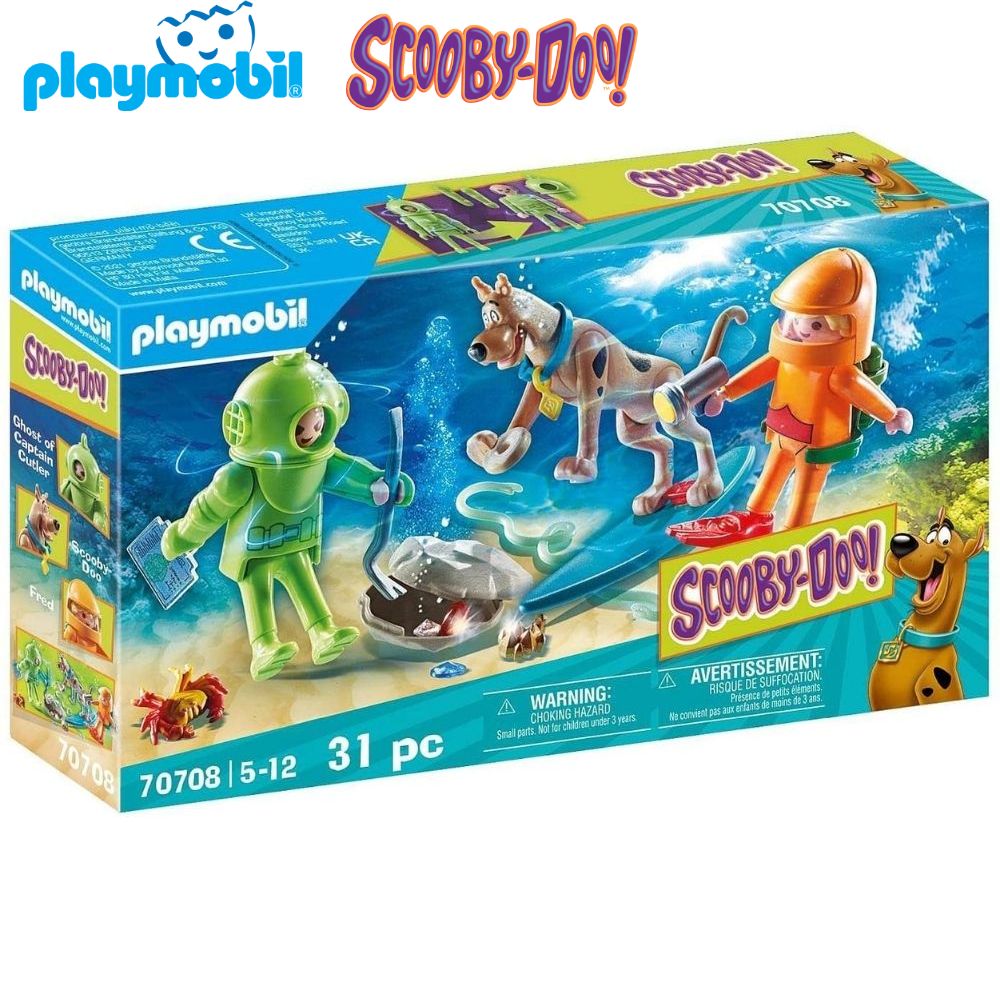 Playmobil aventura con ghost of Captai Cutler Scooby Doo 70708