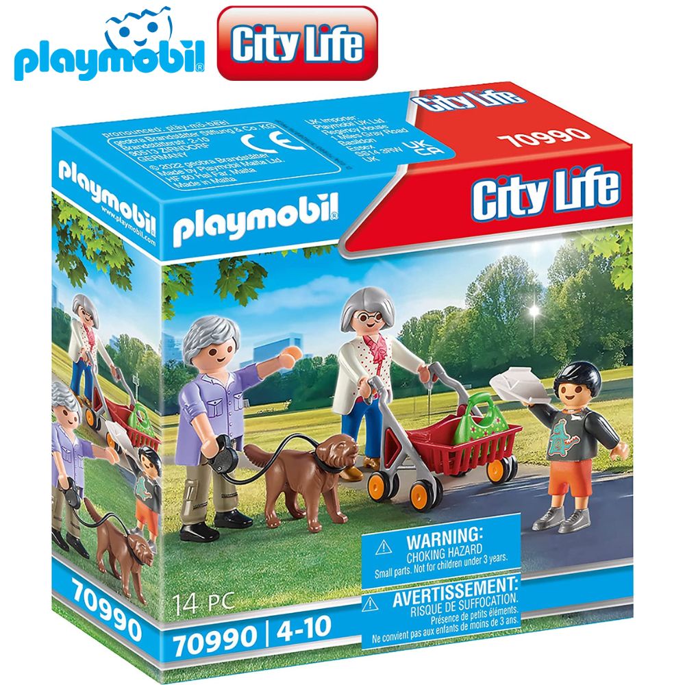 Playmobil abuelos y nieto 70990 City Life