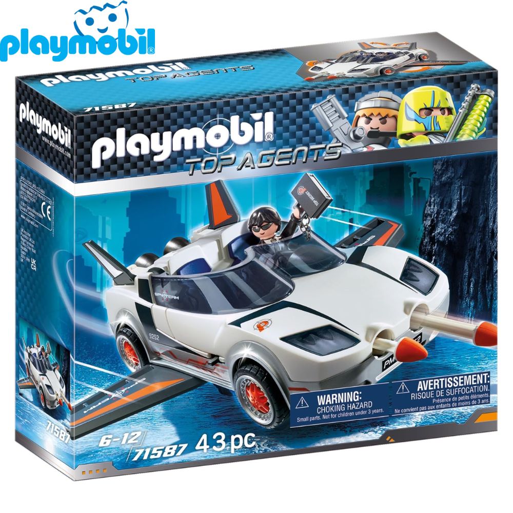 Playmobil agente secreto y Racer Top Agents 71587