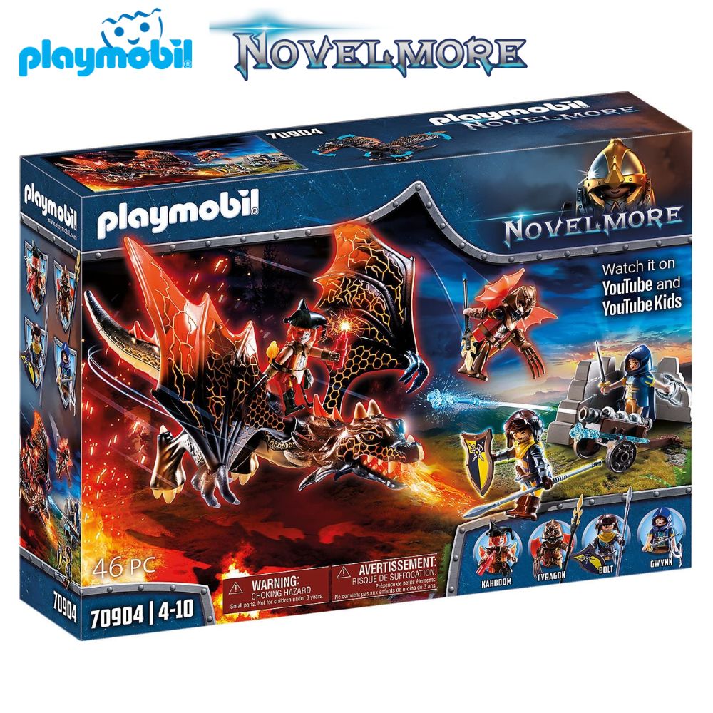 Playmobil ataque del dragón Novelmore 70904
