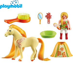 Playmobil caballo amarillo 6168