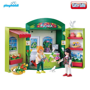 Playmobil cofre tienda de flores