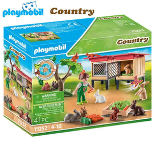 Playmobil conejera para la granja ecológica 71252 Country