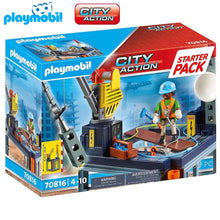 Cargar imagen en el visor de la galería, Playmobil construcción con grúa 70816 City Action
