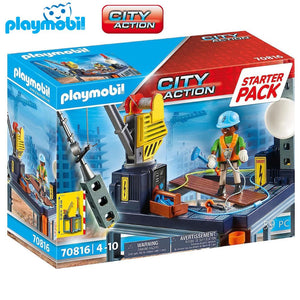 Playmobil construcción con grúa 70816 City Action