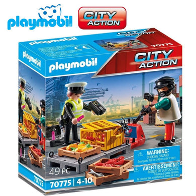 Playmobil control aduanero City Action 70775