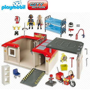 Playmobil cuartel de bomberos