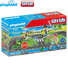 Cargar imagen en el visor de la galería, Playmobil 71332 educación vial curso de bicicletas City Life
