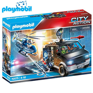 Playmobil helicóptero persecución 70575