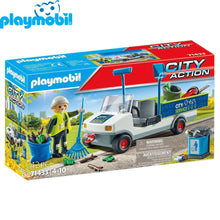 Cargar imagen en el visor de la galería, Playmobil limpieza urbana con coche eléctrico 71433
