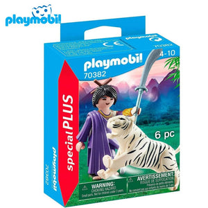 Playmobil luchadora asiática con tigre 70382 Special Plus