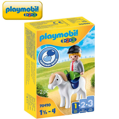 Playmobil niño con poni 70410