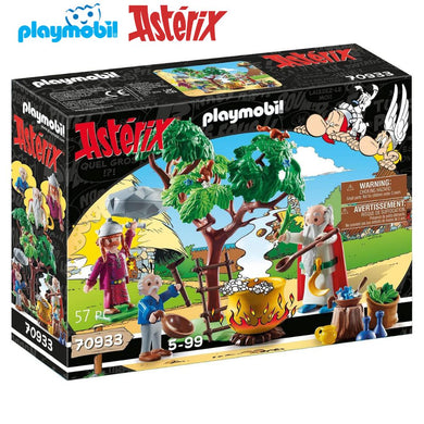 Playmobil panoramix con el caldero de la poción mágica Asterix 70933