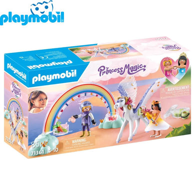 Playmobil Pegaso con arcoíris en las nubes 71361