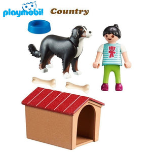 Playmobil perro y chica