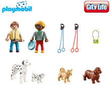 Cargar imagen en el visor de la galería, Playmobil perros paseo 70530 City Life
