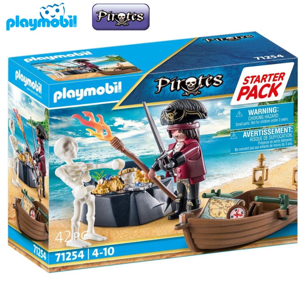 Playmobil pirata con bote de remos 71254
