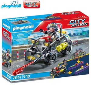 Playmobil quad fuerzas especiales 71147