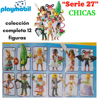 Playmobil Serie 27 chicas 12 figuras sobres rosas