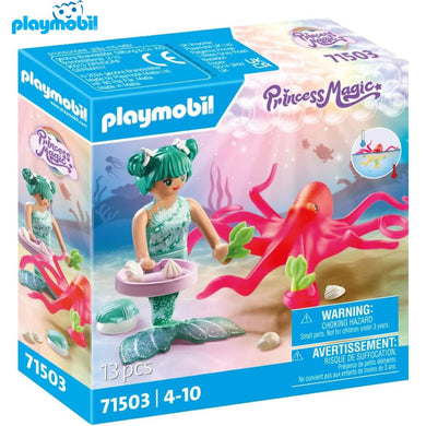 Playmobil sirena con pulpo que cambia de color